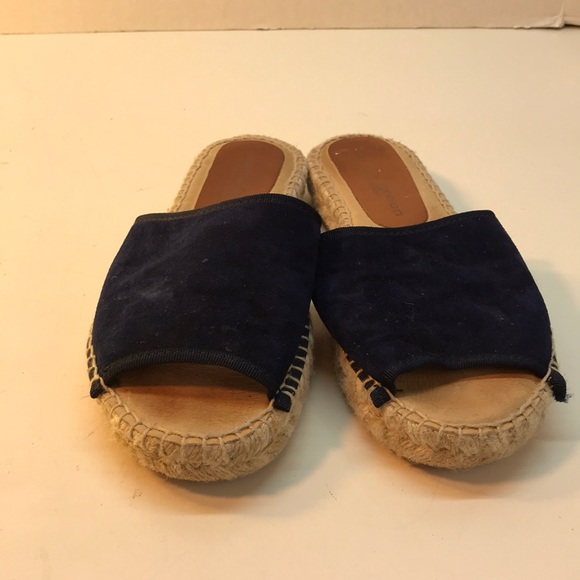Patricia Green Blue Suede Slip-On Sandals Size 37 (US ) - Picture 3 of 15